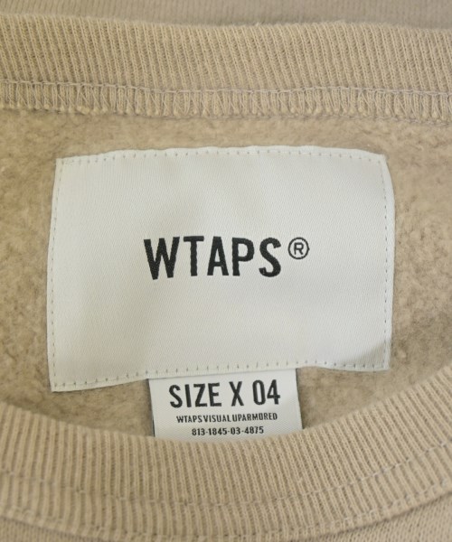 WTAPS（ダブルタップス）スウェット ベージュ サイズ:4(XL位) メンズ/2200677679099