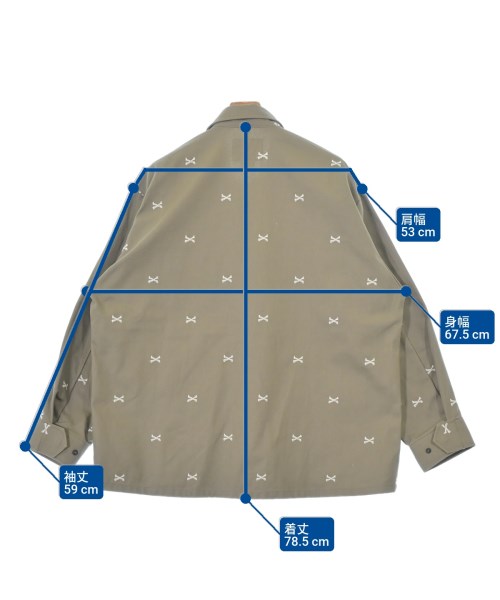 WTAPS（ダブルタップス）カバーオール カーキ サイズ:3(L位) メンズ/2200677679174