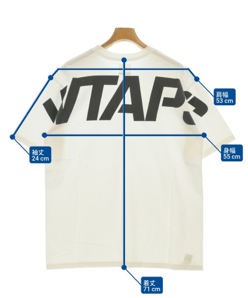 WTAPS（ダブルタップス）Tシャツ・カットソー 白 サイズ:4(XL位) メンズ/2200677679334