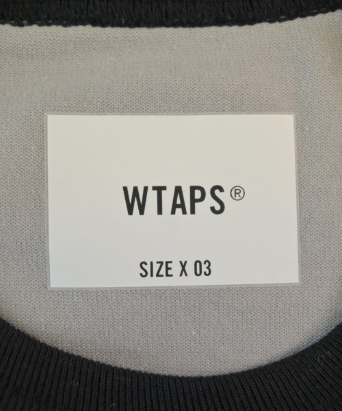 WTAPS（ダブルタップス）Tシャツ・カットソー 黒 サイズ:3(L位) メンズ/2200677679372