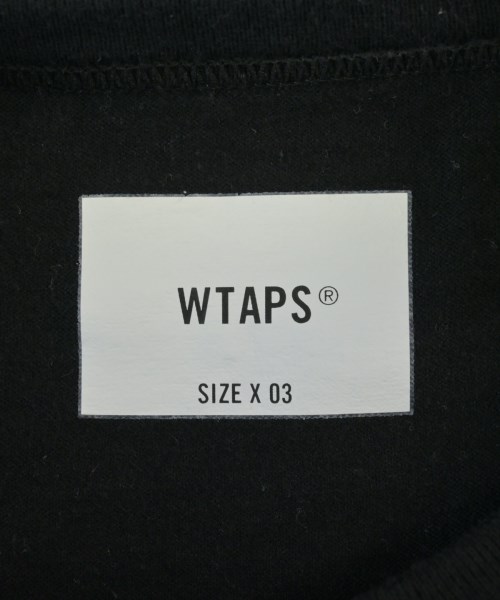 WTAPS（ダブルタップス）Tシャツ・カットソー 黒 サイズ:3(L位) メンズ/2200677679396
