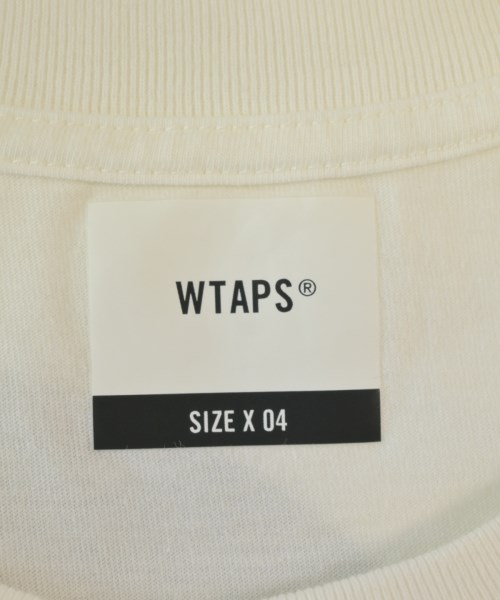 WTAPS（ダブルタップス）Tシャツ・カットソー 白 サイズ:4(XL位) メンズ/2200677679457