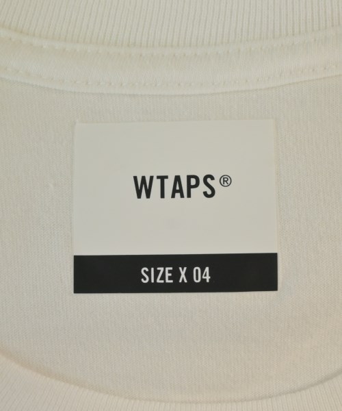 WTAPS（ダブルタップス）Tシャツ・カットソー 白 サイズ:4(XL位) メンズ/2200677679464