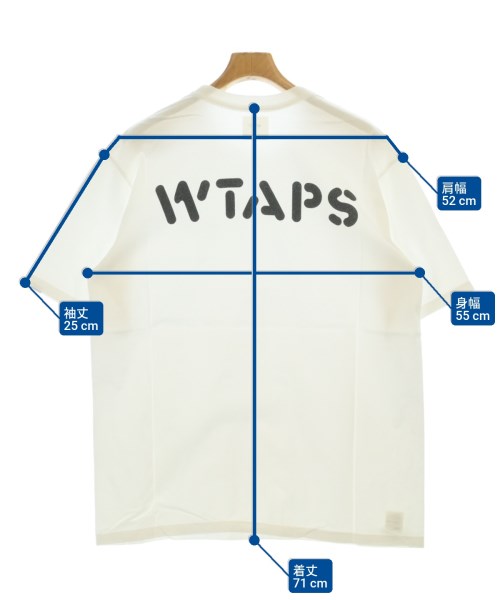 WTAPS（ダブルタップス）Tシャツ・カットソー 白 サイズ:4(XL位) メンズ/2200677679464