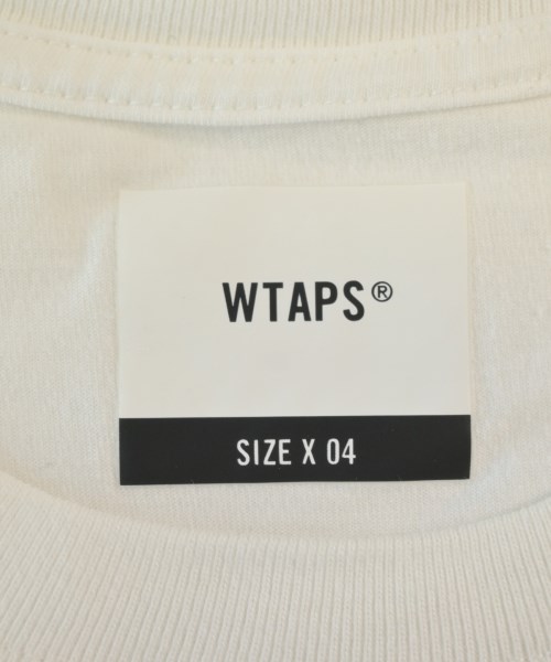 WTAPS（ダブルタップス）Tシャツ・カットソー 白 サイズ:4(XL位) メンズ/2200677679471
