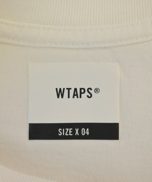 WTAPS（ダブルタップス）Tシャツ・カットソー 白 サイズ:4(XL位) メンズ/2200677679488