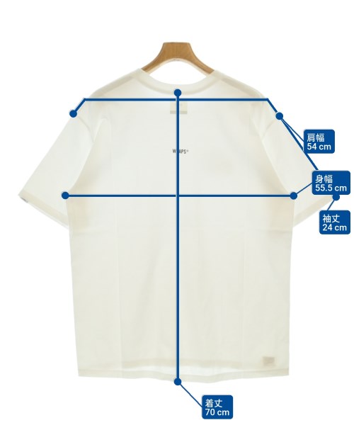 WTAPS（ダブルタップス）Tシャツ・カットソー 白 サイズ:4(XL位) メンズ/2200677679488