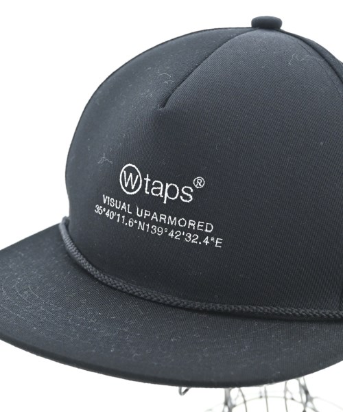 WTAPS（ダブルタップス）キャップ 黒 サイズ:0 メンズ/2200677679563