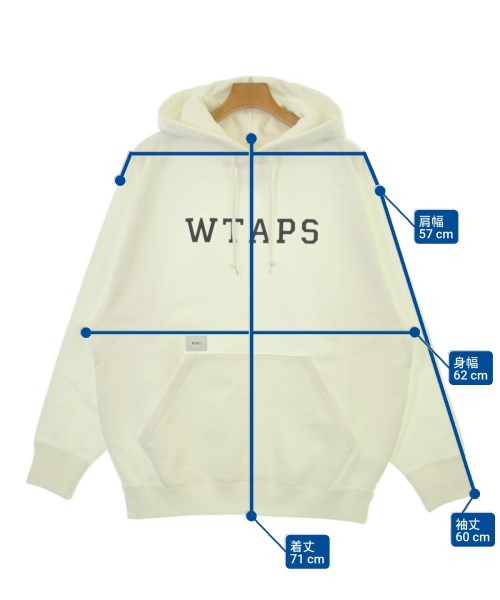 WTAPS（ダブルタップス）パーカー 白 サイズ:03(L位) メンズ/2200692548059