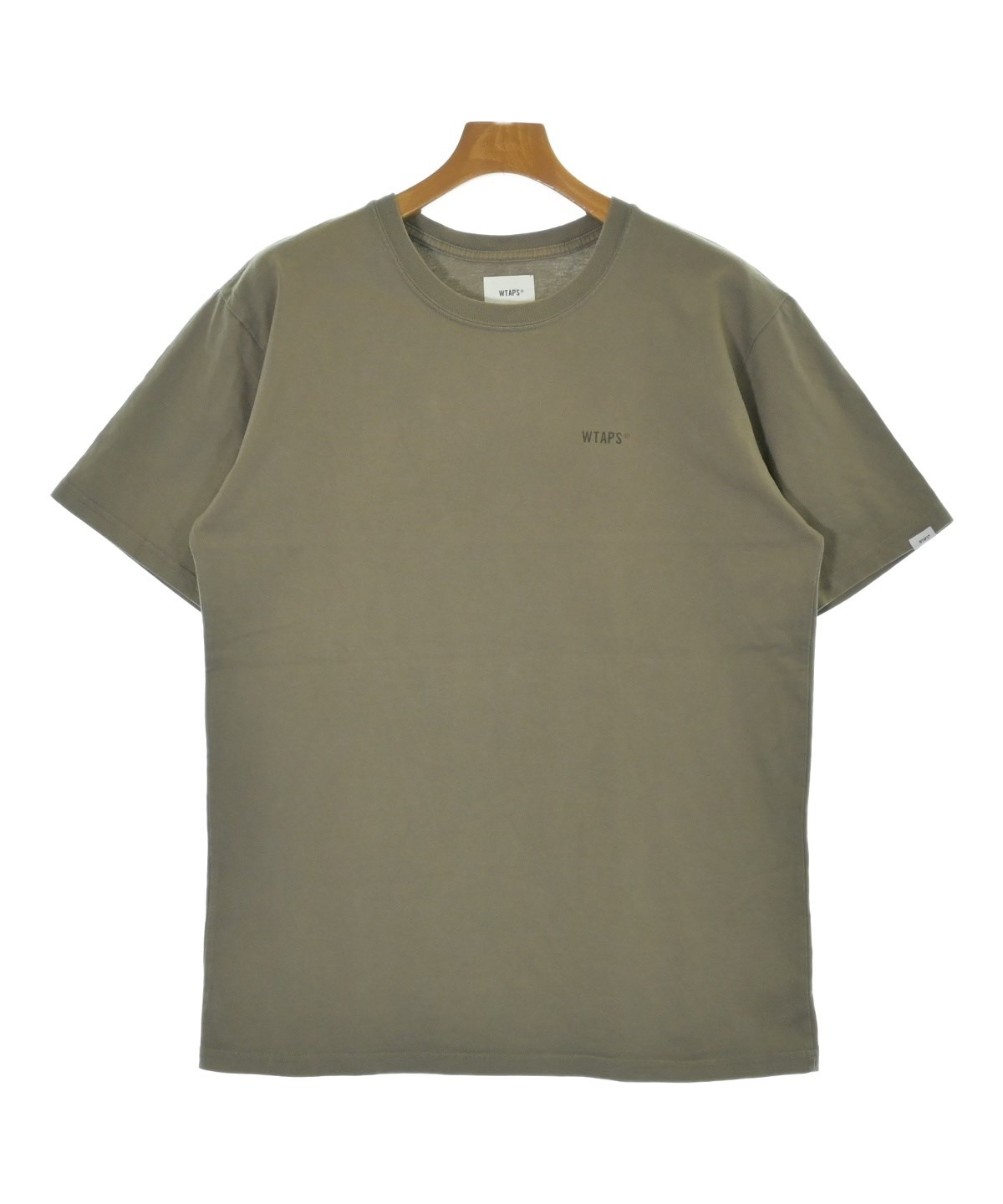 【美品】【着用2回】 WTAPS Tシャツ 01 カーキ WTAPS（ダブルタップス）Tシャツ・カットソー カーキ サイズ:02(M位
