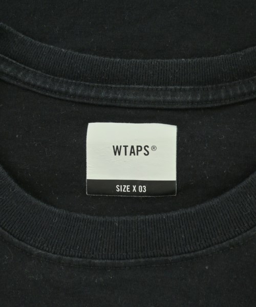 WTAPS（ダブルタップス）Tシャツ・カットソー 黒 サイズ:03(L位) メンズ/2200694313051