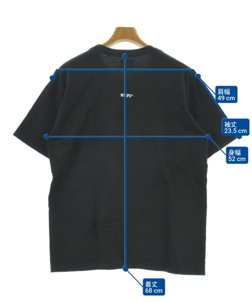 WTAPS（ダブルタップス）Tシャツ・カットソー 黒 サイズ:03(L位) メンズ/2200694313051