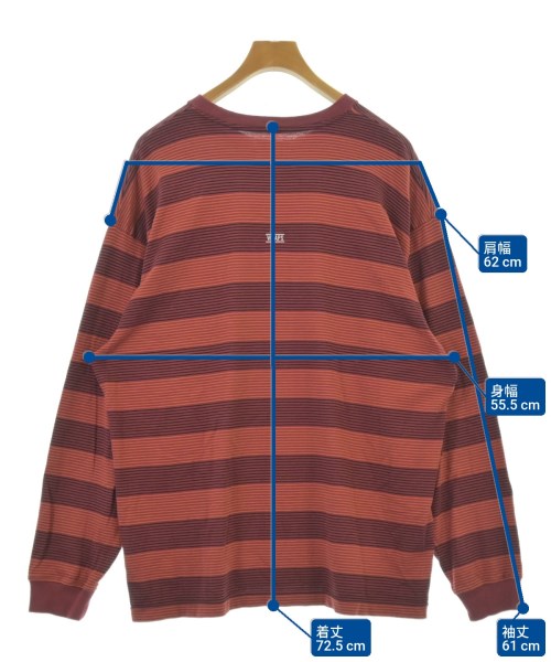 WTAPS（ダブルタップス）Tシャツ・カットソー 赤 サイズ:3(L位) メンズ/2200687648214
