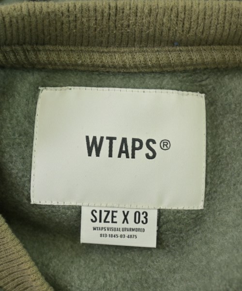 WTAPS（ダブルタップス）スウェット カーキ サイズ:03(L位) メンズ/2200687648337