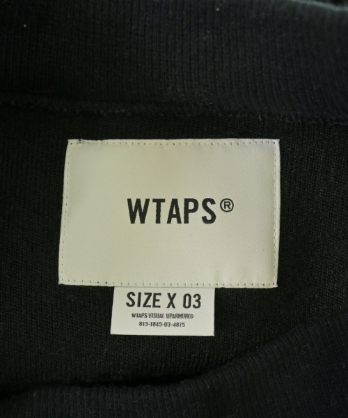 WTAPS（ダブルタップス）スウェット 黒 サイズ:03(L位) メンズ/2200687648368