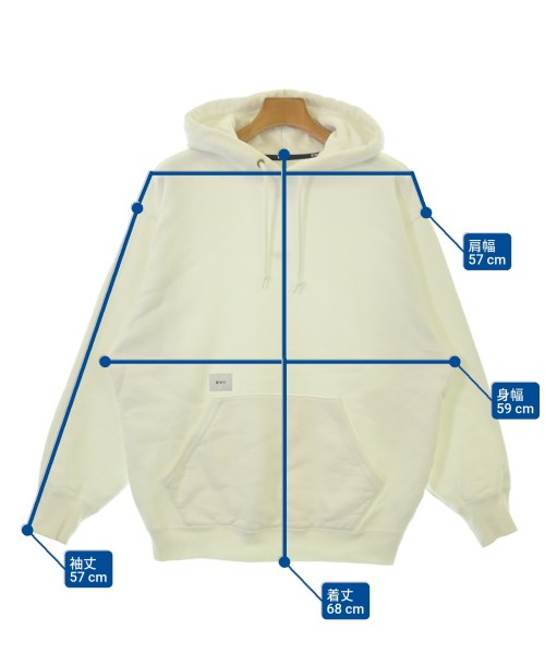 WTAPS（ダブルタップス）パーカー 白 サイズ:03(L位) メンズ/2200694934034