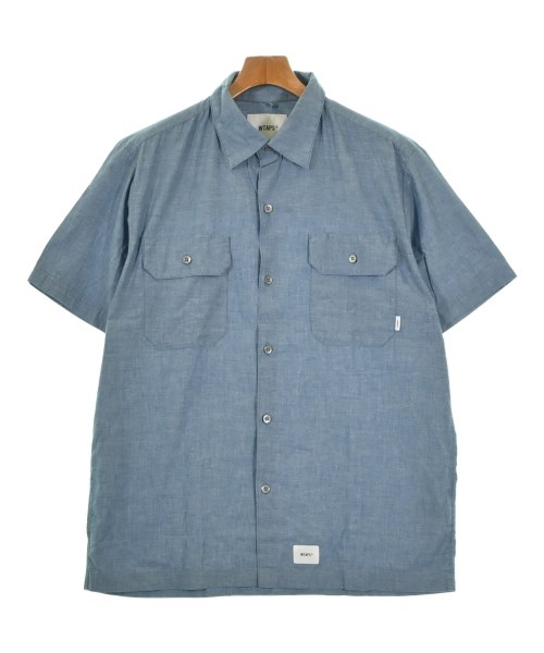 WTAPS(ダブルタップス)カジュアルシャツ 青 サイズ:03(L位)/2200693843269