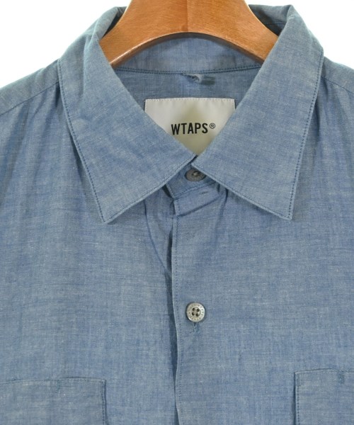 WTAPS（ダブルタップス）カジュアルシャツ 青 サイズ:03(L位) メンズ/2200693843269