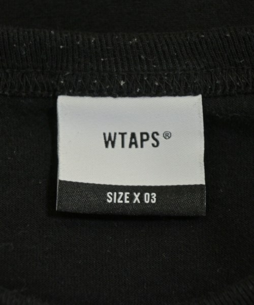 WTAPS（ダブルタップス）Tシャツ・カットソー 黒 サイズ:3(L位) メンズ/2200693843283
