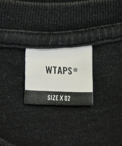 WTAPS（ダブルタップス）Tシャツ・カットソー 黒 サイズ:2(M位) メンズ/2200693843290