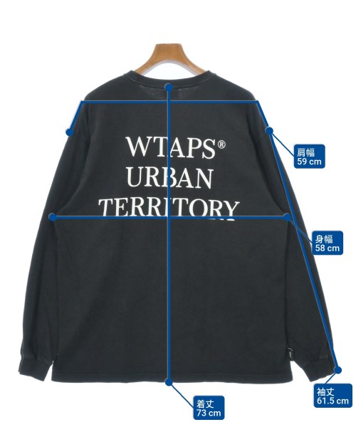 WTAPS（ダブルタップス）Tシャツ・カットソー 黒 サイズ:2(M位) メンズ/2200693843290