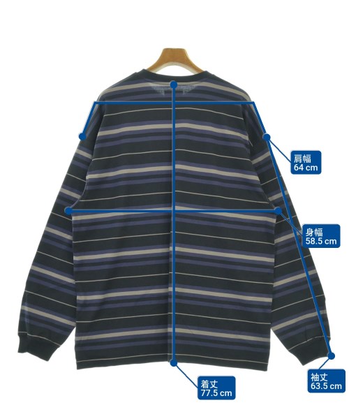 WTAPS（ダブルタップス）Tシャツ・カットソー 紺 サイズ:04(XL位) メンズ/2200695895068