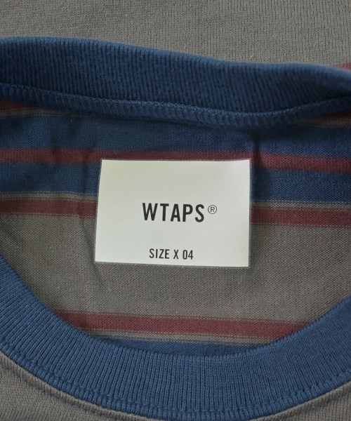 WTAPS（ダブルタップス）Tシャツ・カットソー グレー サイズ:04(XL位) メンズ/2200695895075