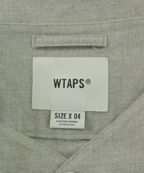 WTAPS（ダブルタップス）カジュアルシャツ グレー サイズ:04(XL位) メンズ/2200697288035