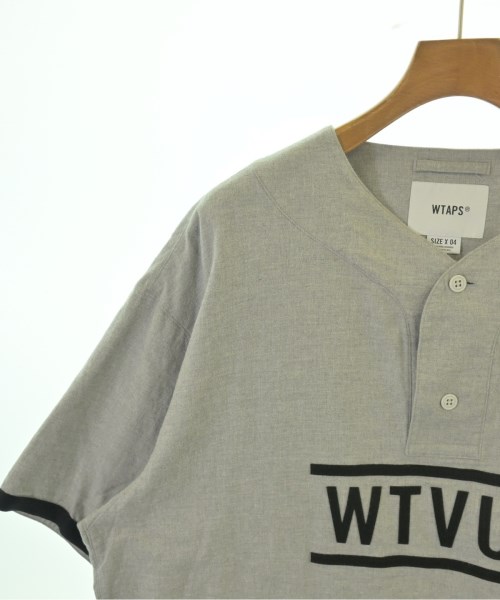 WTAPS（ダブルタップス）カジュアルシャツ グレー サイズ:04(XL位) メンズ/2200697288035
