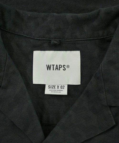 WTAPS（ダブルタップス）カジュアルシャツ 黒 サイズ:2(M位) メンズ/2200697671011
