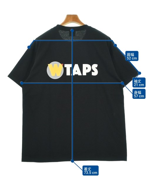 WTAPS（ダブルタップス）Tシャツ・カットソー 黒 サイズ:2(M位) メンズ/2200699105057