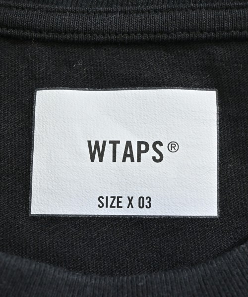 WTAPS（ダブルタップス）Tシャツ・カットソー 黒 サイズ:3(L位) メンズ/2200699335027