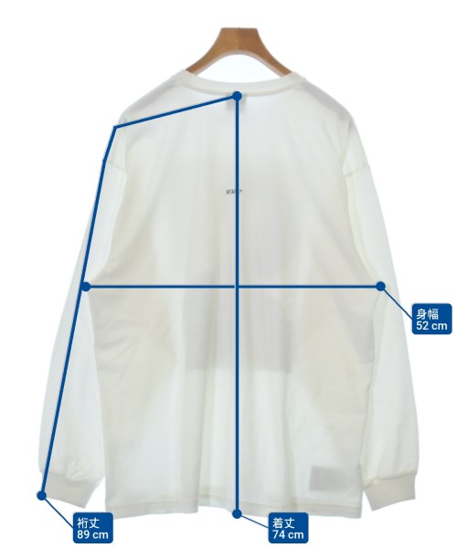 WTAPS（ダブルタップス）Tシャツ・カットソー 白 サイズ:2(M位) メンズ/2200700742035