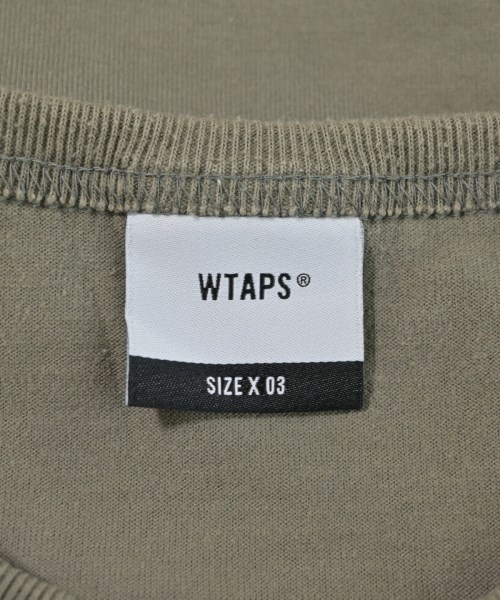WTAPS（ダブルタップス）Tシャツ・カットソー カーキ サイズ:3(L位) メンズ/2200700875016