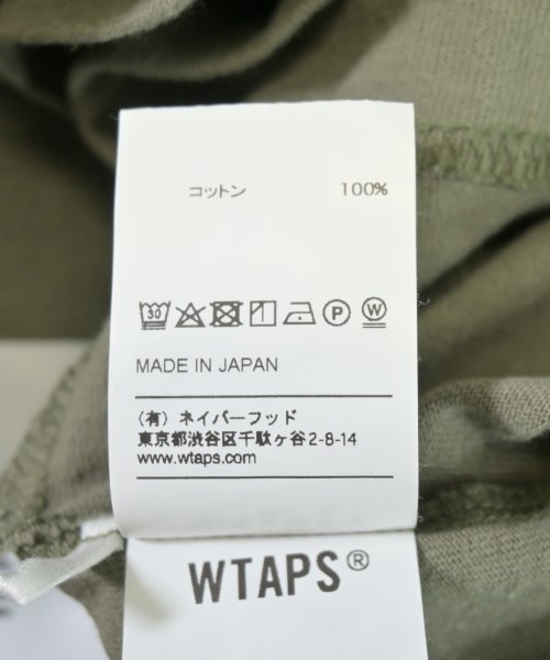 WTAPS（ダブルタップス）Tシャツ・カットソー カーキ サイズ:L メンズ/2200700875023