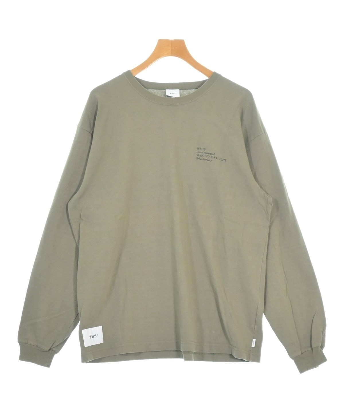 WTAPS（ダブルタップス）Tシャツ・カットソー カーキ サイズ:L メンズ