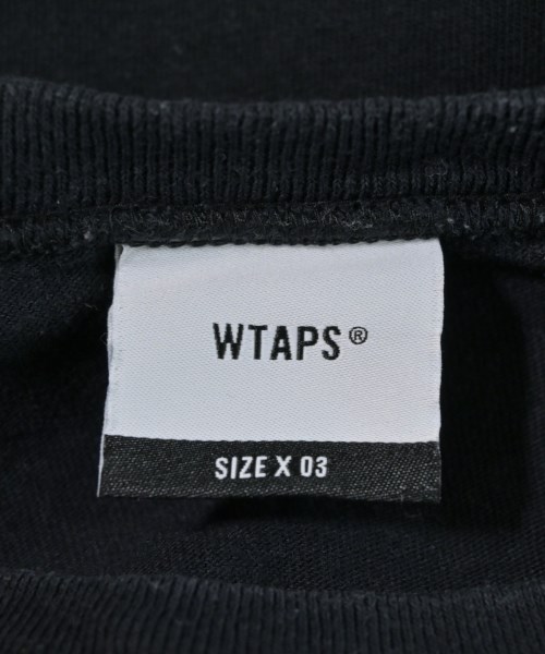WTAPS（ダブルタップス）Tシャツ・カットソー 黒 サイズ:3(L位) メンズ/2200700875061