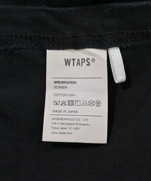 WTAPS（ダブルタップス）Tシャツ・カットソー 黒 サイズ:5(XXL位) メンズ/2200700875078