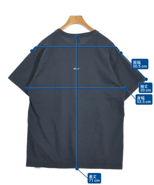 WTAPS（ダブルタップス）Tシャツ・カットソー 紺 サイズ:1(S位) メンズ/2200701192037
