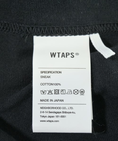 WTAPS（ダブルタップス）Tシャツ・カットソー 黒 サイズ:01(S位) メンズ/2200701192044