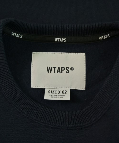 WTAPS（ダブルタップス）スウェット 紺 サイズ:02(M位) メンズ/2200654260043