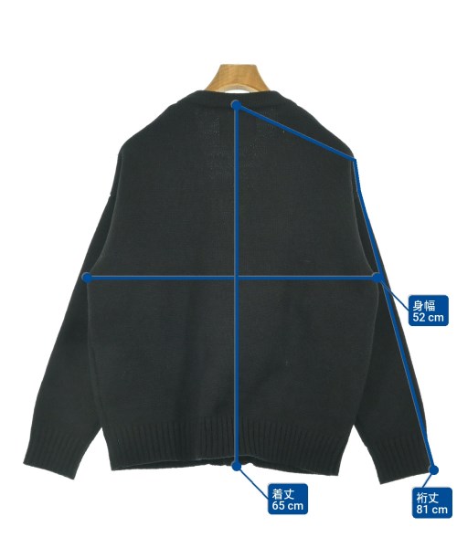 WTAPS（ダブルタップス）カーディガン 黒 サイズ:01(S位) メンズ/2200654729021