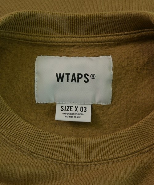 WTAPS（ダブルタップス）スウェット ベージュ サイズ:3(L位) メンズ/2200649945061