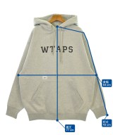 WTAPS（ダブルタップス）パーカー グレー サイズ:03(L位) メンズ/2200462411033