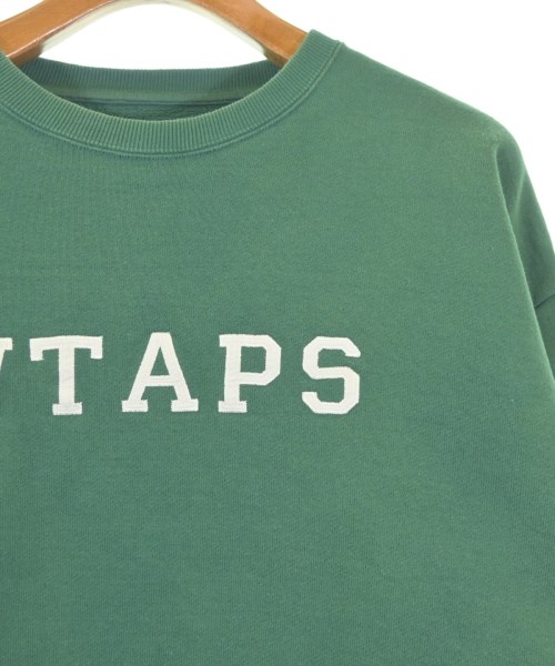 WTAPS（ダブルタップス）スウェット 緑 サイズ:4(XL位) メンズ/2200657069018