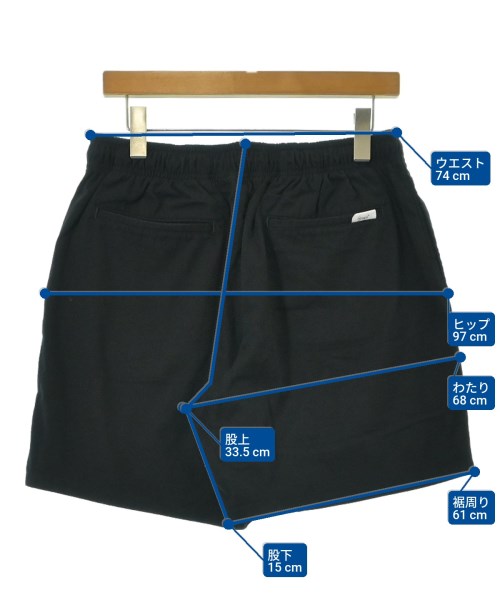 WTAPS（ダブルタップス）ショートパンツ 黒 サイズ:03(L位) メンズ/2200656214051