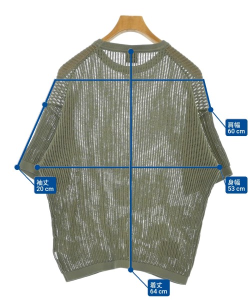 WTAPS（ダブルタップス）ニット・セーター カーキ サイズ:03(L位) メンズ/2200656214198