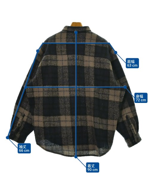 WTAPS（ダブルタップス）カジュアルシャツ 紺 サイズ:04(XL位) メンズ/2200657809096