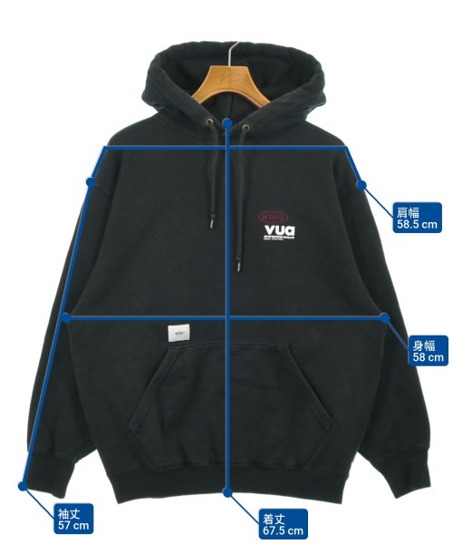 WTAPS（ダブルタップス）パーカー 黒 サイズ:X03(L位) メンズ/2200656130047