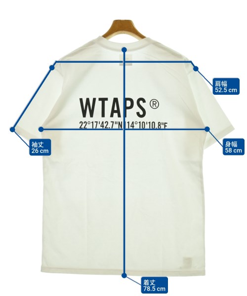 WTAPS（ダブルタップス）Tシャツ・カットソー 白 サイズ:03(L位) メンズ/2200658092091